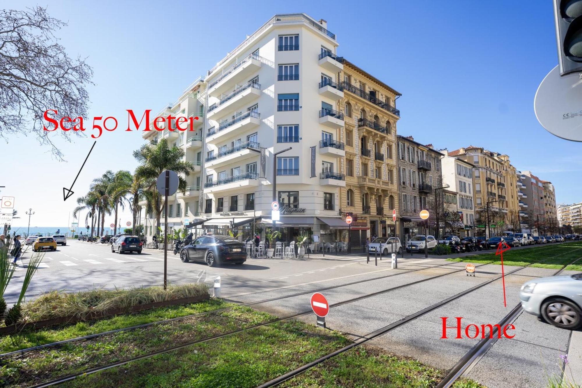 Ferienwohnung Californie 11 Lux 4 Pers Wifi Ac Nizza Exterior foto